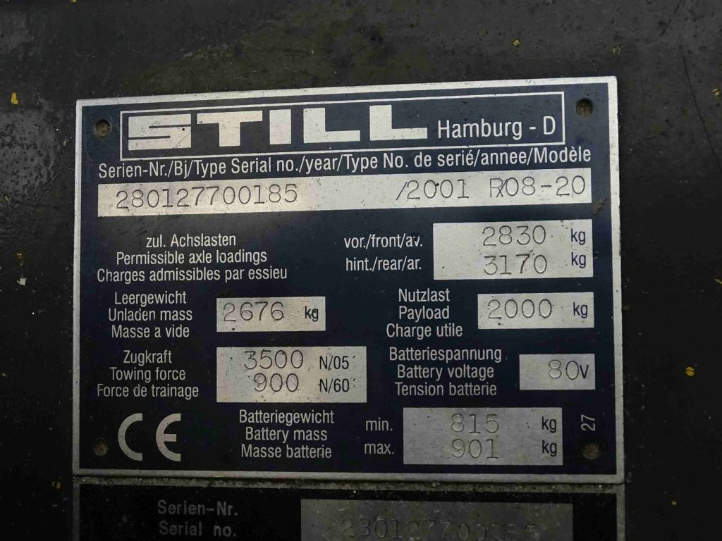 Still R08-20 - Traktor rimorkimi: foto 5 Still R08-20 - Traktor rimorkimi: foto 5