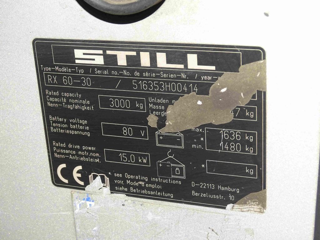 Still RX60-30 - Pirun elektrik: foto 5 Still RX60-30 - Pirun elektrik: foto 5