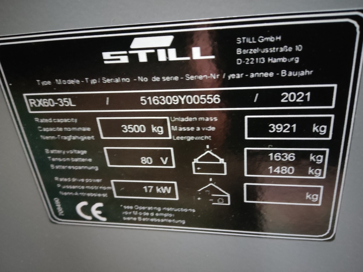 Still RX60-35L - Pirun elektrik: foto 5 Still RX60-35L - Pirun elektrik: foto 5