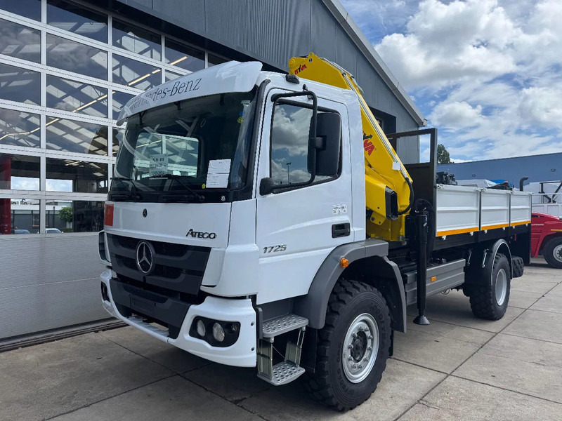 Mercedes-Benz Atego Atego 1725 4x4 Flatbed with Hyva HB120 Crane - Kamion me vinç: foto 3 Mercedes-Benz Atego Atego 1725 4x4 Flatbed with Hyva HB120 Crane - Kamion me vinç: foto 3