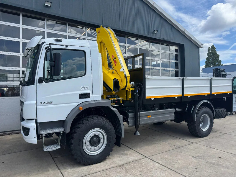 Mercedes-Benz Atego Atego 1725 4x4 Flatbed with Hyva HB120 Crane - Kamion me vinç: foto 4 Mercedes-Benz Atego Atego 1725 4x4 Flatbed with Hyva HB120 Crane - Kamion me vinç: foto 4