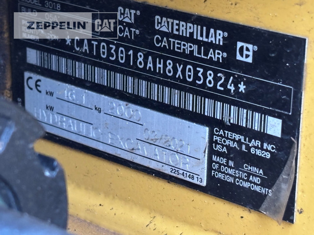 Cat 301.8-05A - Miniekskavator: foto 2 Cat 301.8-05A - Miniekskavator: foto 2