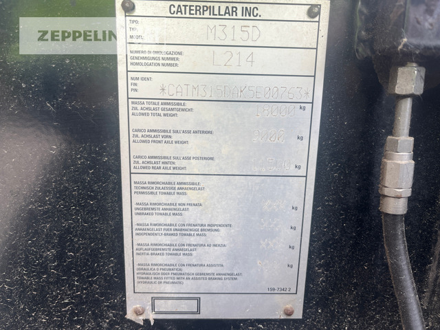 Cat M315D - Ekskavator me goma: foto 3 Cat M315D - Ekskavator me goma: foto 3