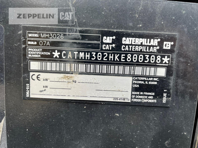 Ekskavator për mbetje Cat MH3026-07A: foto 12
