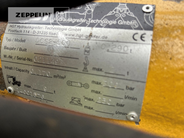 Hydraulik-Greifer-Technologie Greifer ZZ2-400 - Kovë me dy nofulla: foto 4 Hydraulik-Greifer-Technologie Greifer ZZ2-400 - Kovë me dy nofulla: foto 4