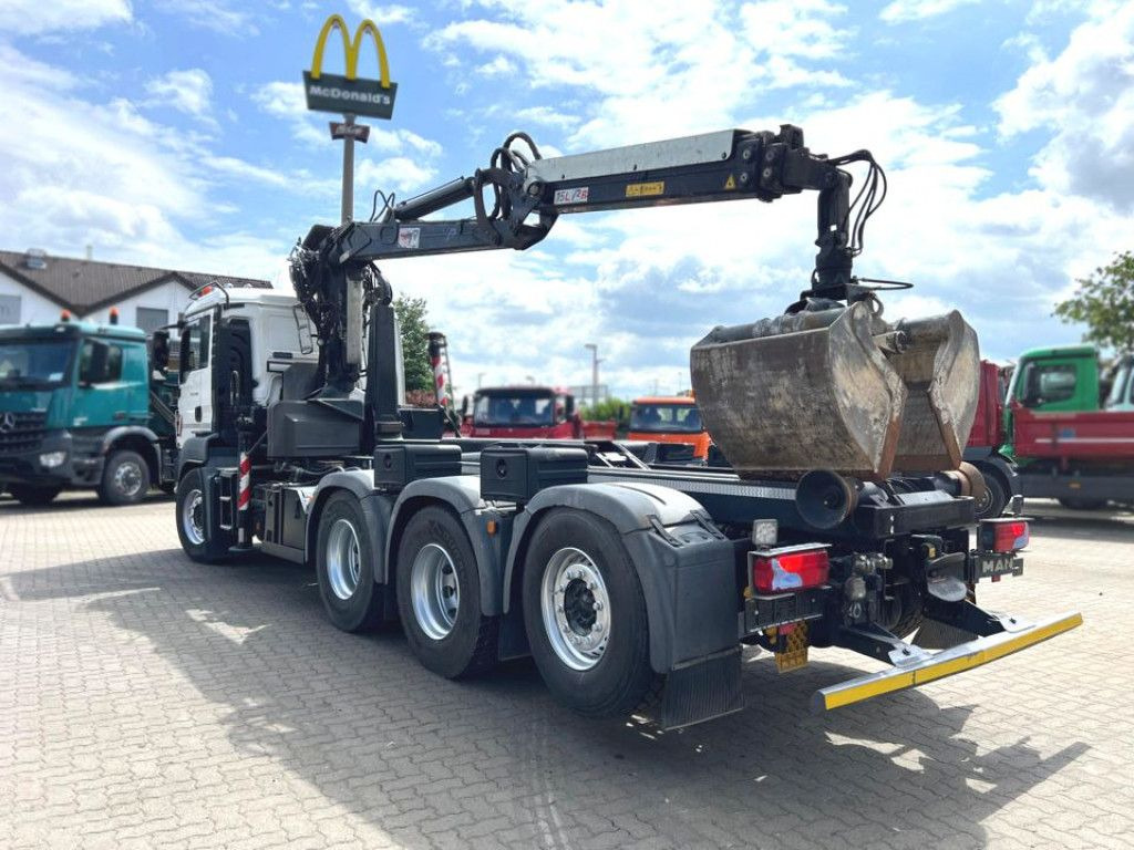 MAN TG-S 35.480 8x4 BL Abrollkipper mit Kran Penz-15 - Kamion me vinç: foto 4 MAN TG-S 35.480 8x4 BL Abrollkipper mit Kran Penz-15 - Kamion me vinç: foto 4
