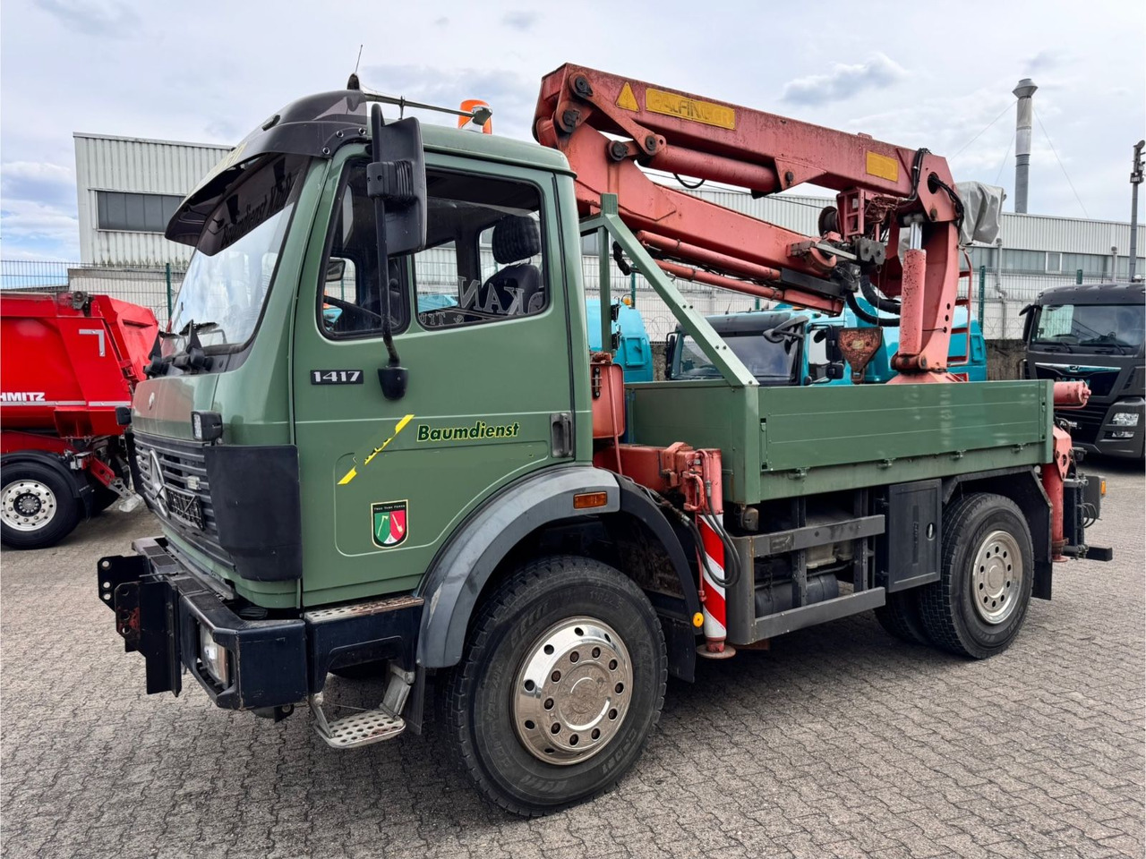 Mercedes-Benz 1417 AK Allrad Palfinger Montagekran 17,7m 64TKM - Kamion me vinç: foto 3 Mercedes-Benz 1417 AK Allrad Palfinger Montagekran 17,7m 64TKM - Kamion me vinç: foto 3