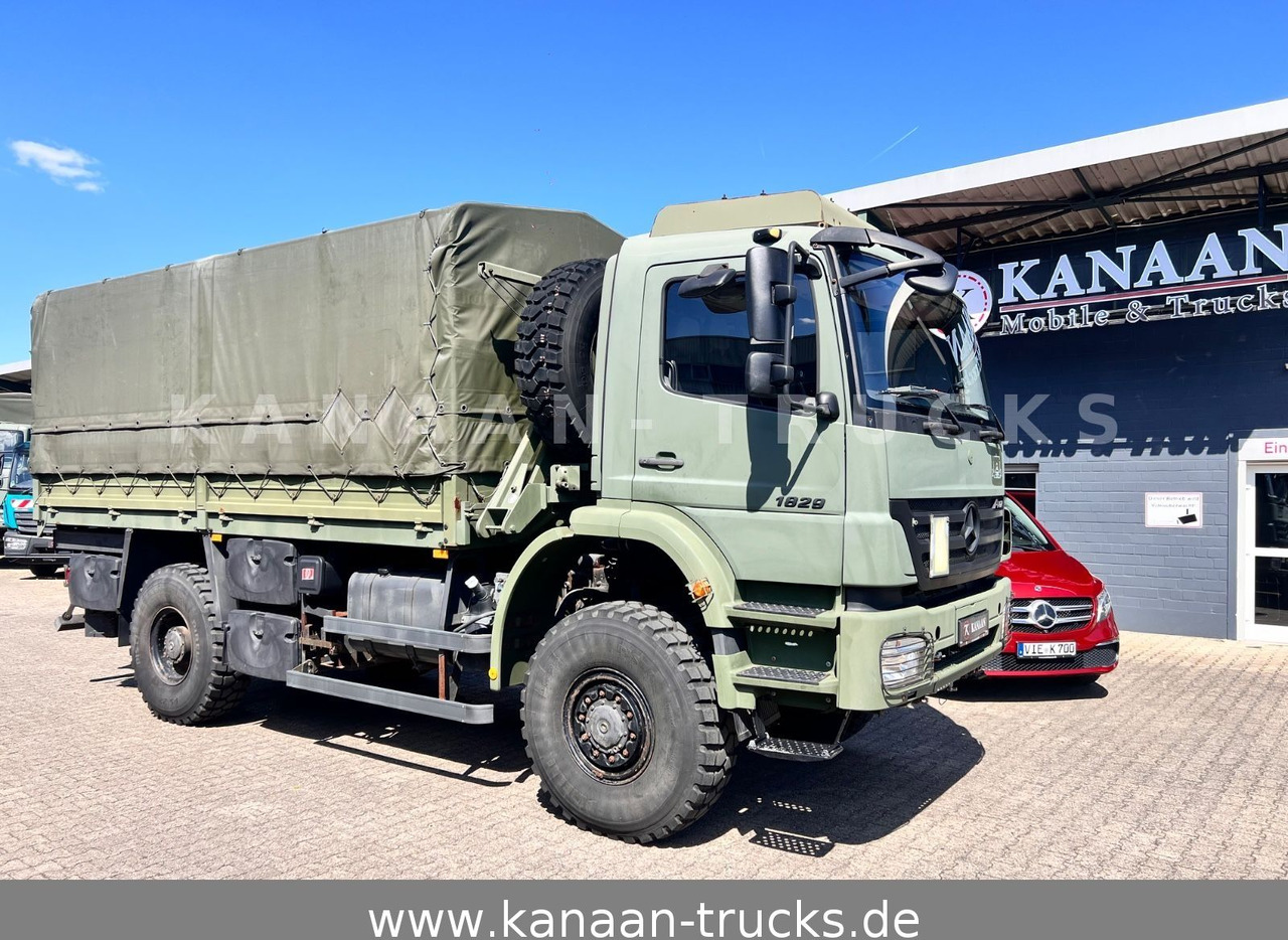 Mercedes-Benz 1829 A Axor 4x4 EX- 31 TKM Camper Expedi - Kamion me tendë: foto 1 Mercedes-Benz 1829 A Axor 4x4 EX- 31 TKM Camper Expedi - Kamion me tendë: foto 1