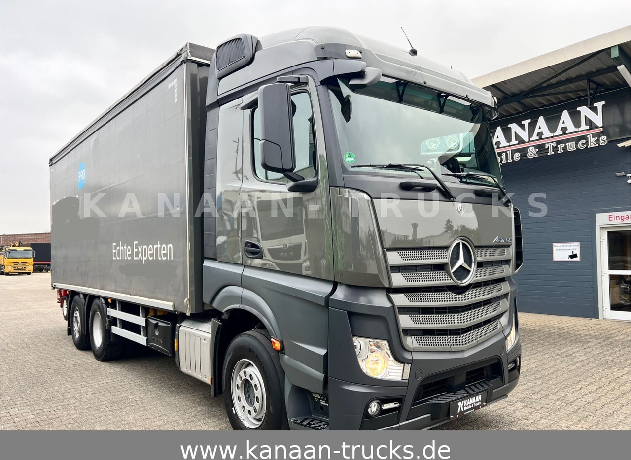Mercedes-Benz 2548 Actros 6x2 Pritsche Moffet Mitnahme stapler - Kamion me vinç: foto 1 Mercedes-Benz 2548 Actros 6x2 Pritsche Moffet Mitnahme stapler - Kamion me vinç: foto 1